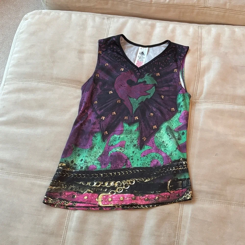 Disney Mal Descendants Costume size 9/10 - Picture 6 of 7